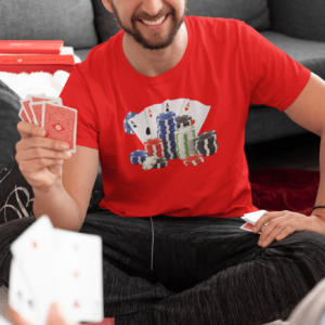 4 Aces Red Regular T-shirt