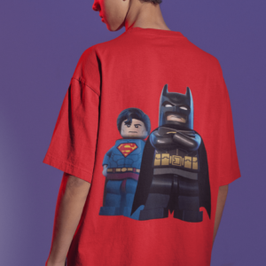 Batman Red Oversized T-shirt