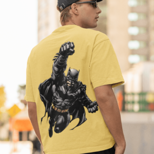 Batman Beige Oversized T-shirt