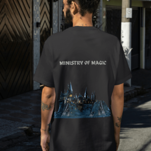 Harry Potter- Ministry of Magic Black Oversized T-shirt