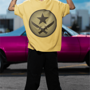 Counter Strike Beige Oversized T-shirt