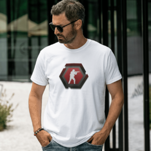 Counter Strike White Regular T-shirt