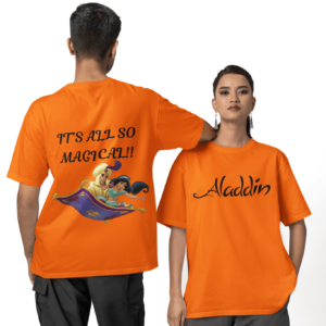 Aladdin Orange Oversized T-shirt