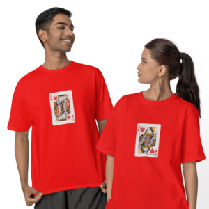 King and Queen(Pack of 2) Combo Oversized T-shirts