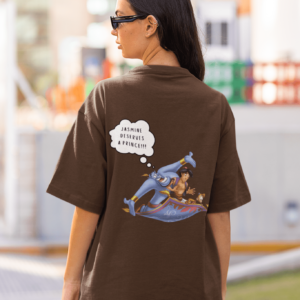 Aladdin Brown Oversized T-shirt