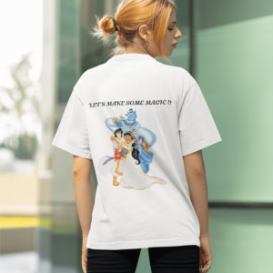 Aladdin White Oversized T-shirt