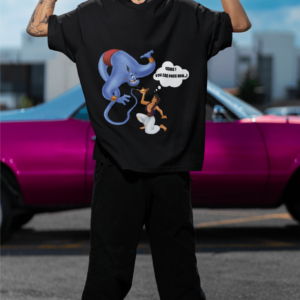 Aladdin Black Oversized T-shirt