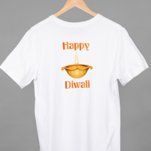 Traditional Diya- Happy Diwali Regular T-shirt