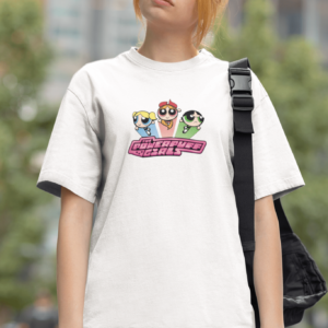 The Powerpuff Girls Mojo-Jojo White Oversized T-shirt