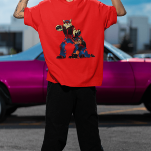 Swat-Kats Red Oversized T-shirt