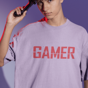 Gamer Lavender Oversized T-shirt