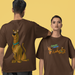 Scooby-Doo Brown Oversized T-shirt