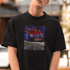 Roadrash Black Oversized T-shirt