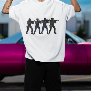 Counter Strike White Oversized T-shirt