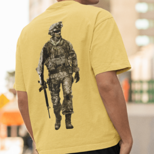 Call Of Duty Beige Oversized T-shirt