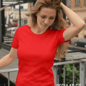 Regular Red Solid T-shirt