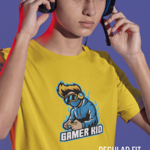 Gamer Kid Yellow Regular T-shirt