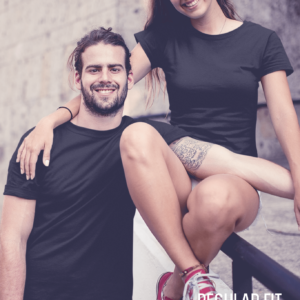 Regular Black Solid T-shirt