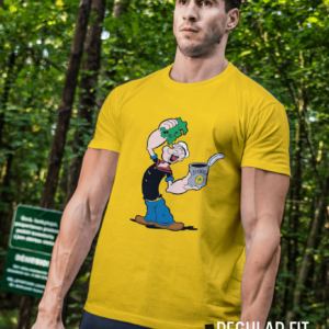 Popeye Yellow Regular T-shirt