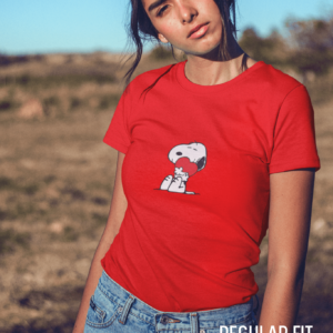 Snoopy Red Regular T-shirt
