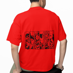 Avengers Red Oversized T-shirt