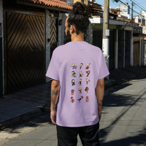 Avengers-Assemble Lavender Oversized T-shirt