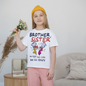 sister brother rakhi tshirt