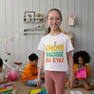 Chote bachhe ho kya white rakhi tshirt