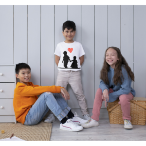 Sibling love white rakhi tshirt