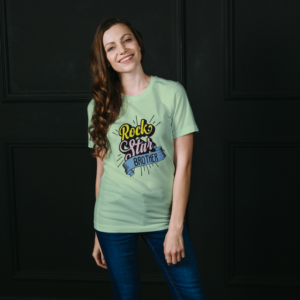 rakhi sage green tshirt for women